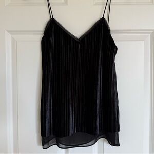 Massimo Dutti Double Layer Velvet Camisole